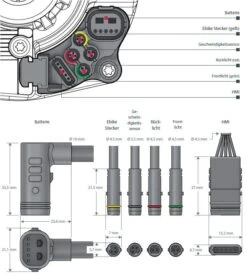 Brose Motor 250 Watt Drive-T Mag Ab 2020 (neu) 11 Brose Motor 250 Watt Drive-T Mag Ab 2020 (neu) -Ausgewählte Geschäfte Für Fahrradausrüstung Brose Motor Drive T MAG 2020 Anschluesse