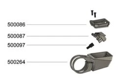 Biketec Displayhalter Center 31,8mm FIT 2.0 Set (mit Bestückung)