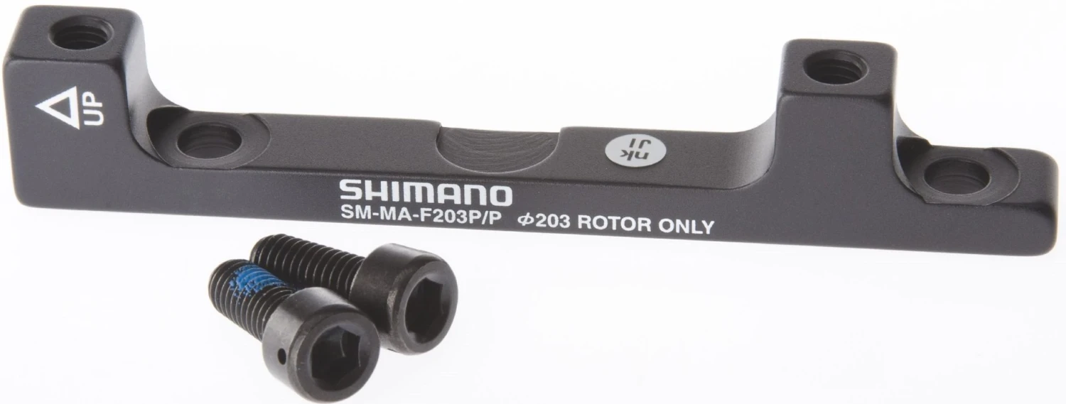 Shimano Adapter VR Postmount Bremse Auf Postmount Befestigung Mit 203mm Scheibe SM-MA-F203P/P 3 Shimano Adapter VR Postmount Bremse Auf Postmount Befestigung Mit 203mm Scheibe SM-MA-F203P/P