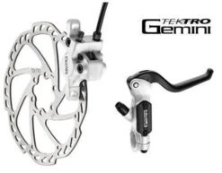 Tektro Gemini Ab 2015 Hydraulisch HR Postmount / IS Weiss